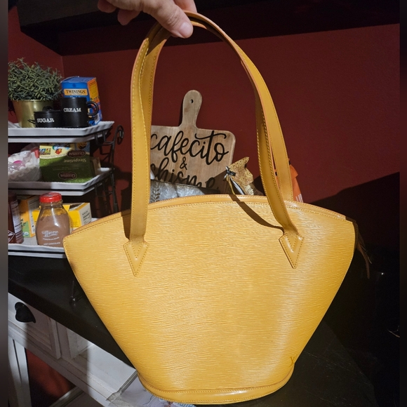 Louis Vuitton Handbags - LOUIS VUITTON 'Saint Jacques' Bag in Yellow Epi Leather
